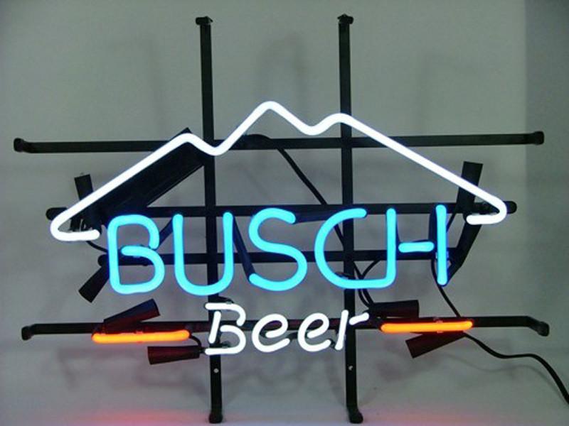 Busch Mountain Beer Neon Sign